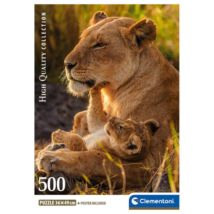 Clementoni Puzzle Compact Feline Love 500 pièces