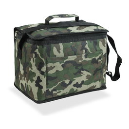 Hidalgo Glacière portable 10 L motif camouflage avec revêtement isothermique 28 x 22 x 16 cm