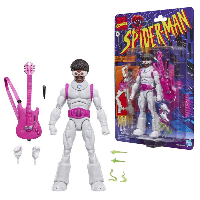 Hasbro Marvel Comics Spider-Man Hypno-Hustler Figure Marvel Legends 15 cm avec 8 Accessoires Articulée Collection
