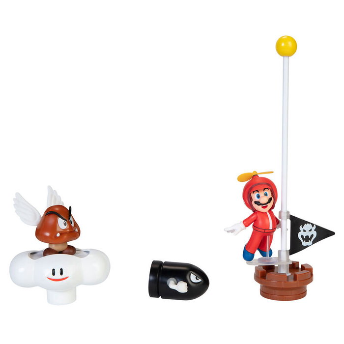 JAKKS PACIFIC - Set Diorama Nube - Figurine Super Mario Bros Nintendo - Taille 6 cm JAKKS PACIFIC - Set Diorama Nube - Figurine Super Mario Bros Nintendo - Taille 6 cm