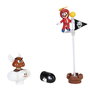 JAKKS PACIFIC - Set Diorama Nube - Figurine Super Mario Bros Nintendo - Taille 6 cm