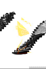 Sparco K-Attack 2025 SBKG0004B0K04010 Gants Noir-Orange Taille 10 Coutures Extérieures Paume Ultragrip