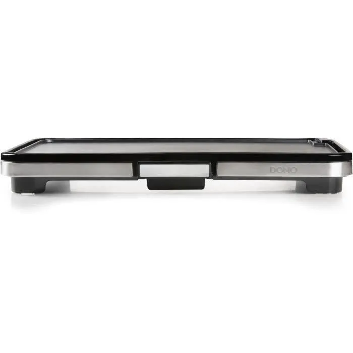 Domo DO9263G Plancha Grill Electrique 2200W - Surface de cuisson XXL 55 x 30.5 cm en inox premium, plaques anti-adhésives