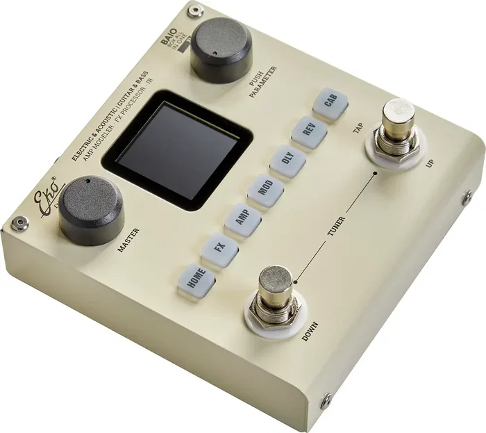 EKO BAIO XL Pédale Multi-effets Box All In One pour Guitare et Basse Électrique avec Bluetooth et Batterie Rechargeable