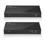 Lindy Extender KVM HDBaseT Cat.6 DisplayPort 1.2, USB, IR et RS-232 - Extension jusqu'à 150m pour signal 4K avec audio, PoC et contrôle