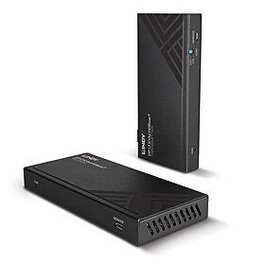 Lindy Extender KVM HDBaseT Cat.6 DisplayPort 1.2, USB, IR et RS-232 - Extension jusqu'à 150m pour signal 4K avec audio, PoC et contrôle