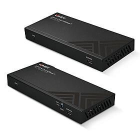 Lindy Extender KVM HDBaseT Cat.6 DisplayPort 1.2, USB, IR et RS-232 - Extension jusqu'à 150m pour signal 4K avec audio, PoC et contrôle Lindy Extender KVM HDBaseT Cat.6 DisplayPort 1.2, USB, IR et RS-232 - Extension jusqu'à 150m pour signal 4K avec audio, PoC et contrôle