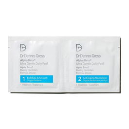 Dr. Dennis Gross Disques Exfoliants Alpha Beta Ultra Gentle, Lot de 5, Nettoyage et Exfoliation de la Peau pour Femmes