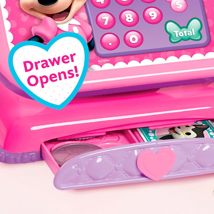 JUST PLAY Caisse Enregistreuse Minnie Mouse Bowtique Disney Junior