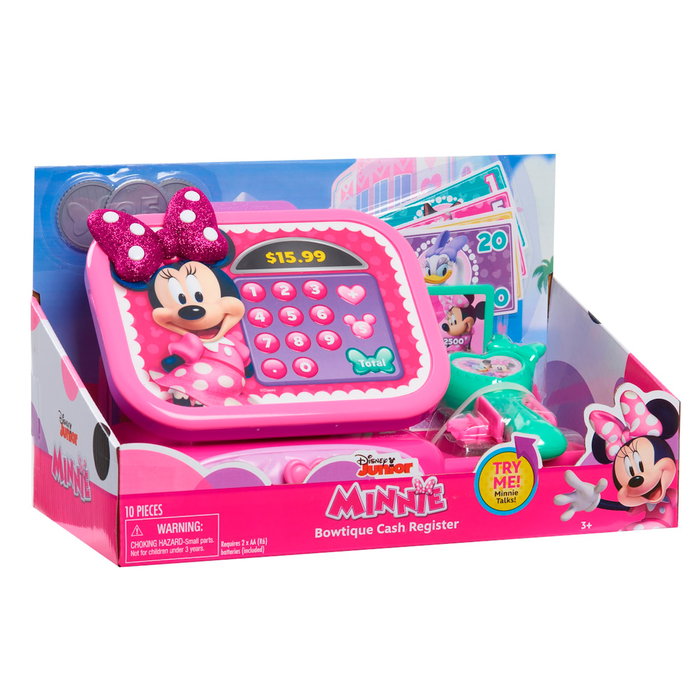 JUST PLAY Caisse Enregistreuse Minnie Mouse Bowtique Disney Junior