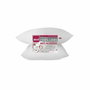 Abeil Lot de 2 Oreillers Anti-Acarien 60 x 60 cm - Blanc