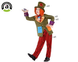 Déguisement pour Enfants Chapelier fou (4 Pcs)