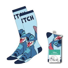 Cerdá Chaussettes Stitch T3643 Taille Chaussure 36-43 Bleu Clair