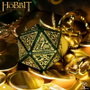 Q Workshop Le Hobbit Spindown jumbo dé Verdant TCG D20 Vert scintillant