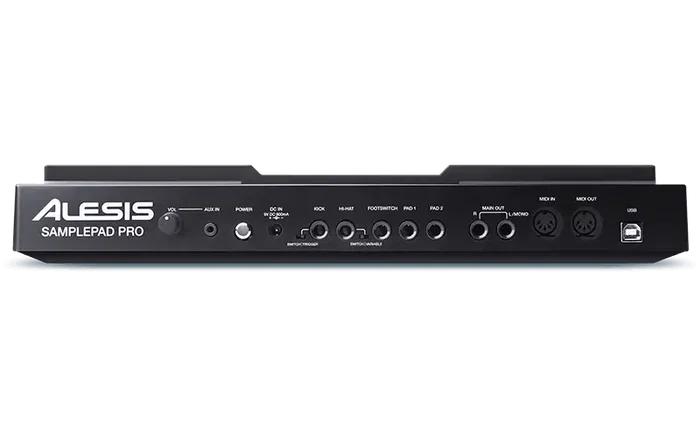 ALESIS Samplepad Pro Instrument de percussion et sampleur 8 pads MIDI USB, 200+ sons, 10 kits intégrés, entrée carte SD ALESIS Samplepad Pro Instrument de percussion et sampleur 8 pads MIDI USB, 200+ sons, 10 kits intégrés, entrée carte SD