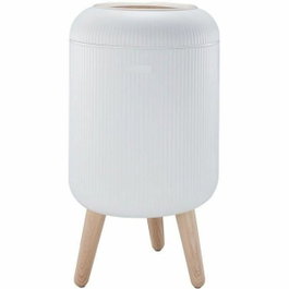 Kitchen Move Poubelle LIMO 9L Blanc & Bois