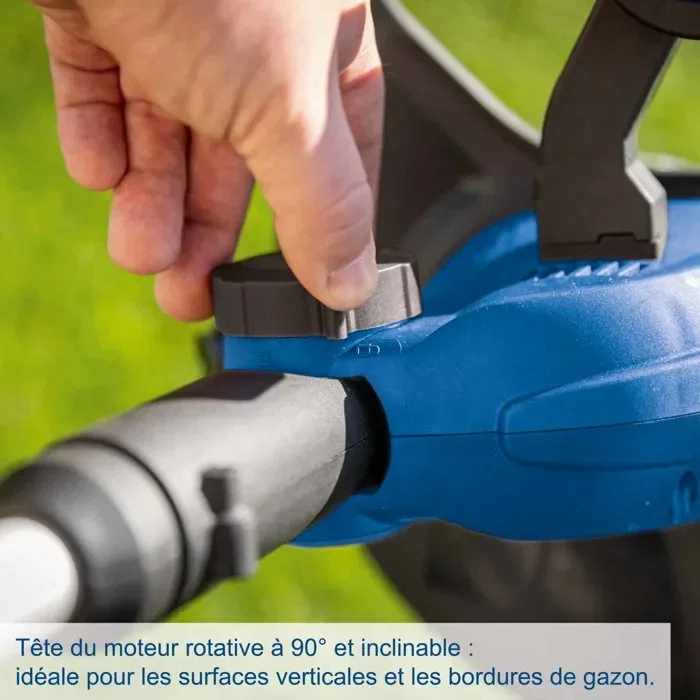 Scheppach C-LT300-X - Coupe-bordures sans fil 2 en 1, 20V IXES, avec batterie 2Ah et chargeur, manche télescopique, largeur de coupe 30 cm