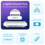 Router Keenetic KN-3812-01-EU Blanc Wi-Fi USB RJ45 Ethernet LAN USB 3.2