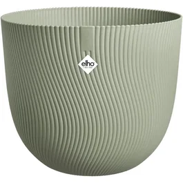 ELHO Pot de fleurs Sereh Rond 47 - Vert Scandinave - Ø 47 x H 40 cm - Plastique 100% Recyclé - Résistant au Gel