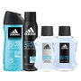 Adidas Ice Dive Coffret Eau de Toilette pour Homme - Fraîcheur Aromatique Épicée, Notes de Kiwi, Lavande, Mandarine, Santal, Patchouli, Musc - 4 pièces