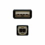 Nanocable Câble Imprimante USB 2.0 avec Ferrite, A vers B, 2m, Noir