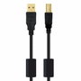Nanocable Câble Imprimante USB 2.0 avec Ferrite, A vers B, 2m, Noir