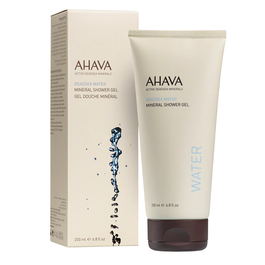 Ahava Gel Douche Nettoyant aux Minéraux d'Eau de la Mer Morte, Tous Types de Peau, 200 ml