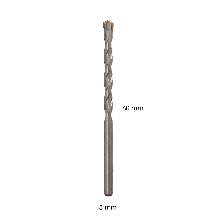 WOLFPACK LINEA PROFESIONAL Mèche Widia Béton 3 mm WOLFPACK LINEA PROFESIONAL Mèche Widia Béton 3 mm