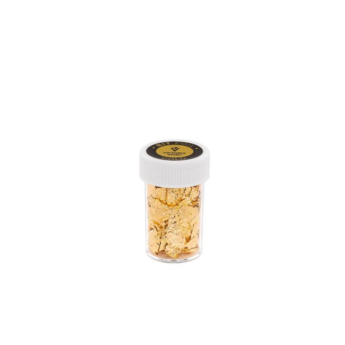 Victoria Vynn Bit Foil Gold - Feuille de décoration pour ongles, application sur vernis et gel, adhésion rapide, finition métallique Victoria Vynn Bit Foil Gold - Feuille de décoration pour ongles, application sur vernis et gel, adhésion rapide, finition métallique
