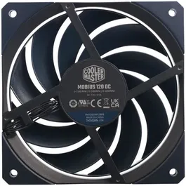Cooler Master Mobius 120 OC - Ventilateur PC 120 mm - 3 vitesses - Double roulement à billes - 3200 tr/min max