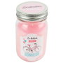 Home Deco Factory Lot de 4 bougies parfumées en bocal avec message