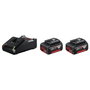 Bosch Professional Set 2 batteries GBA 18V 4,0Ah + Chargeur GAL 18V-40