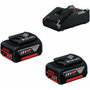 Bosch Professional Set 2 batteries GBA 18V 4,0Ah + Chargeur GAL 18V-40