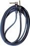 EBS Regular Square Câble Instrument Jack-Jack 3,8 m - Connecteurs WaveGrip Dorés, Droit