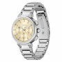 Boss 1502676 - Montre femme en acier inoxydable argenté et cadran doré