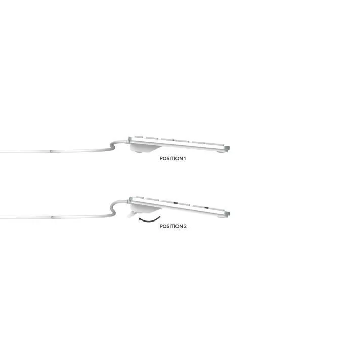 Mobility Lab Clavier Design Touch AZERTY pour Mac ML300368 - Ultra-plat, Pavé Numérique, USB - Compatible OS X