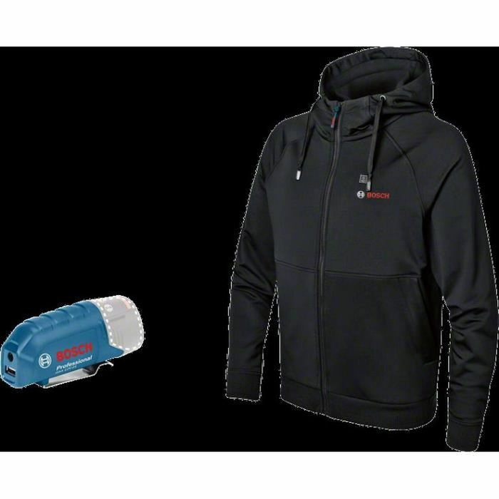 Bosch Professional Veste chauffante à capuche GHH 12+18V XA + GAA 12V-21, Taille L