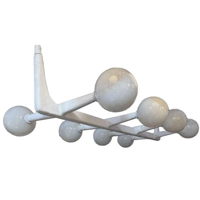 Suspension Home ESPRIT Blanc Métal Verre 110 x 45 x 23 cm Suspension Home ESPRIT Blanc Métal Verre 110 x 45 x 23 cm