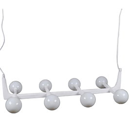 Suspension Home ESPRIT Blanc Métal Verre 110 x 45 x 23 cm