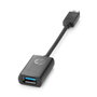 HP Adaptateur USB-C vers USB 3.0 Noir