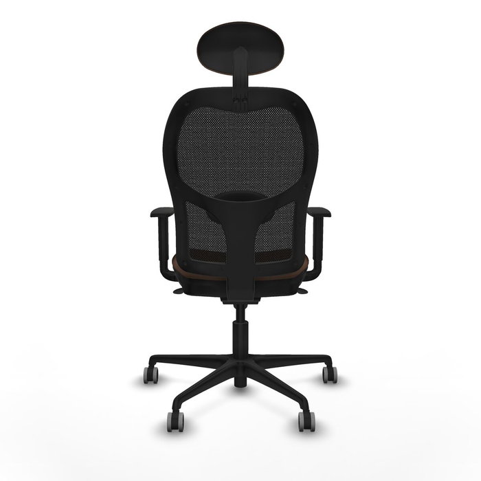 Chaise de Bureau avec Appui-tête Jorquera Piqueras y Crespo 1D036G1 Noir Brun foncé Chaise de Bureau avec Appui-tête Jorquera Piqueras y Crespo 1D036G1 Noir Brun foncé