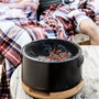 Berghoff 2415601 Barbecue de table portable noir - Prix Red Dot Design - Compact pour balcon et pique-nique
