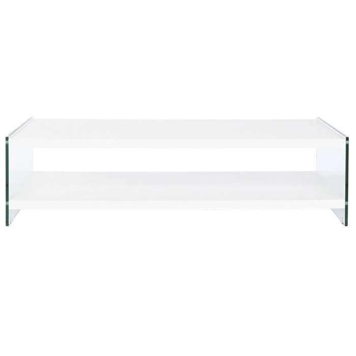 Table Basse DKD Home Decor Verre Bois MDF 130 x 65 x 35,5 cm