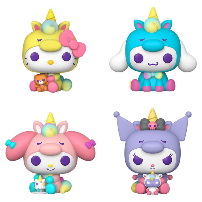 Funko Sanrio POP! Vinyl figurines 4-Pack Hello Kitty Unicorn Outfit