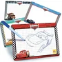 Liscianigiochi Kit de Dessin Pocket Studio Cars - Livre et 4 Ardoises Effaçables avec Guide et Feutres - Jouet Créatif pour Enfants dès 3 Ans