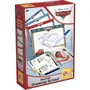 Liscianigiochi Kit de Dessin Pocket Studio Cars - Livre et 4 Ardoises Effaçables avec Guide et Feutres - Jouet Créatif pour Enfants dès 3 Ans