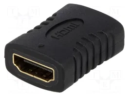 LOGILINK Adaptateur HDMI socle de deux côtés noir