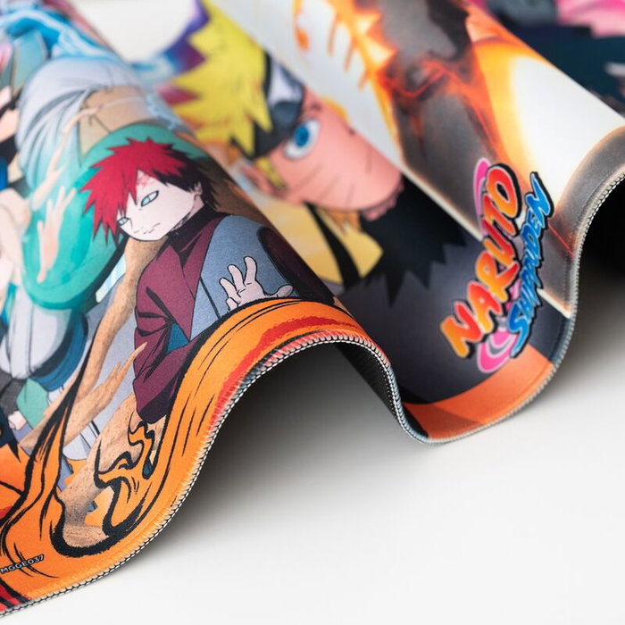 ERIK Tapis de souris gamer Naruto Shippuden - 80x35 cm - Surface textile imperméable, base en caoutchouc antidérapante