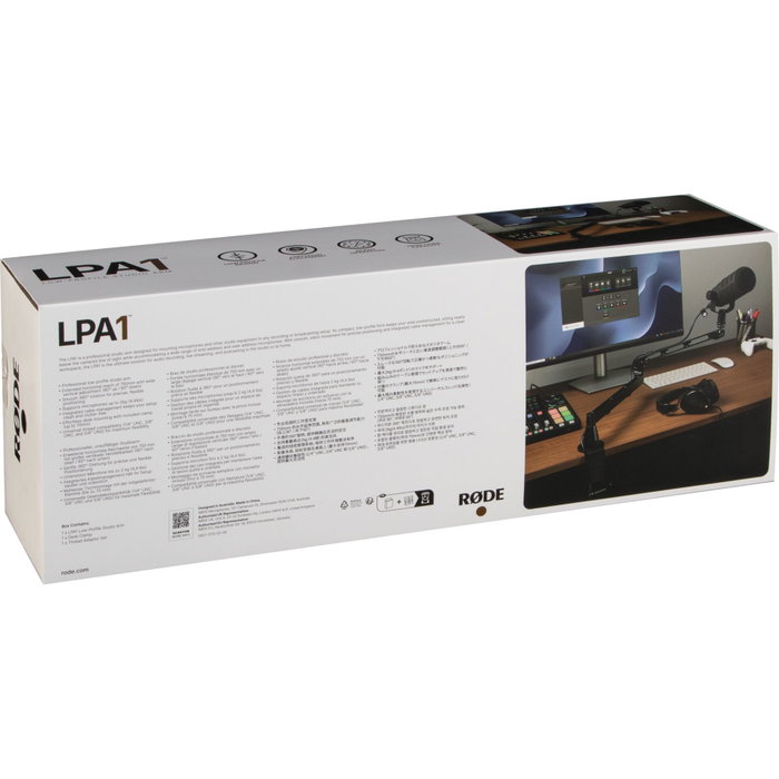 Rode LPA1 Low-Profile Studio Arm Black Rode LPA1 Low-Profile Studio Arm Black