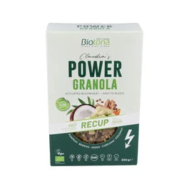 Biotona Power Granola Recup Muesli 250g Bio Vegan - Récupération Sportive